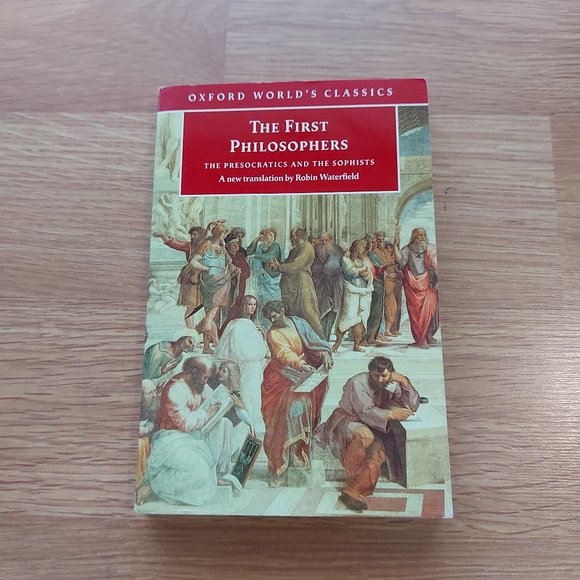 Mix & Match 3 for $10 Books! The First Philosophers: The Presocratics & Sophists - Picture 1 of 4